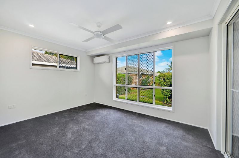 A quiet, peaceful garden surrounds this large 3 bedroom villa