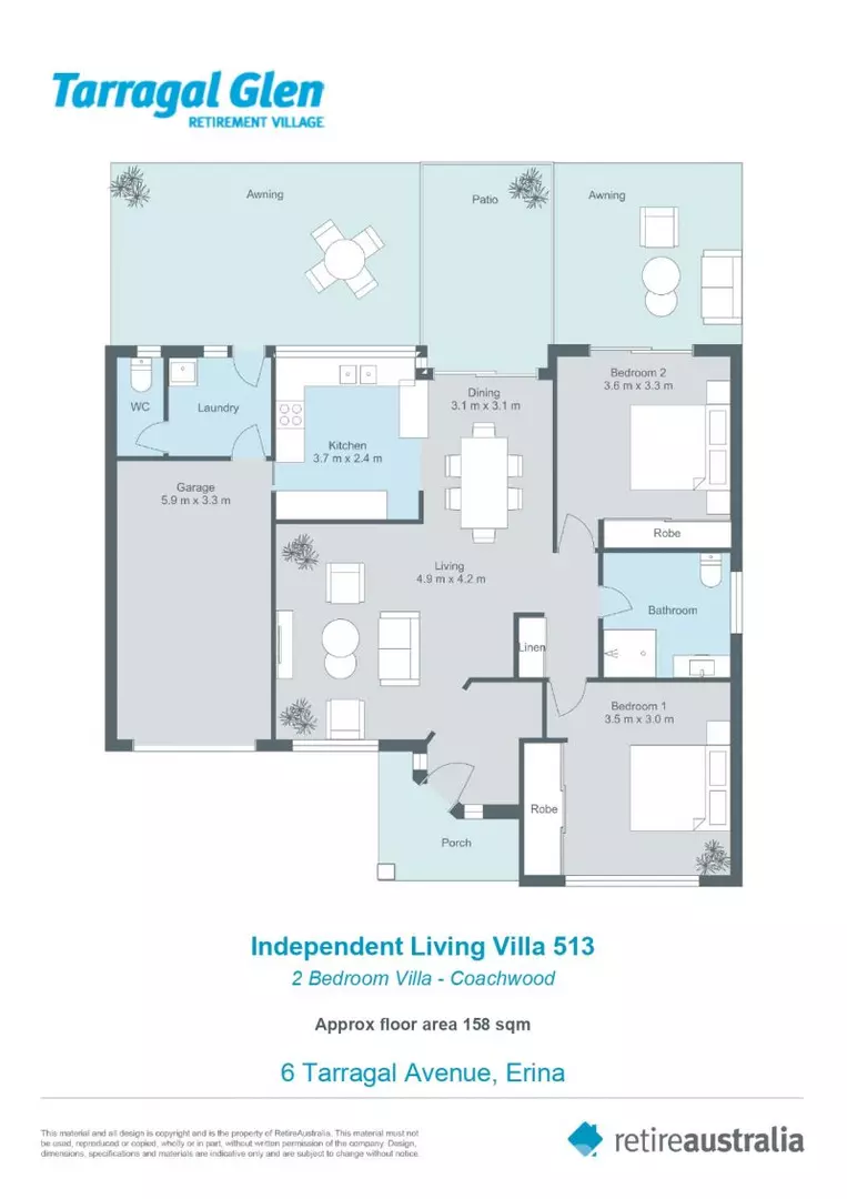 Lovely light-filled villa with all the comforts you need