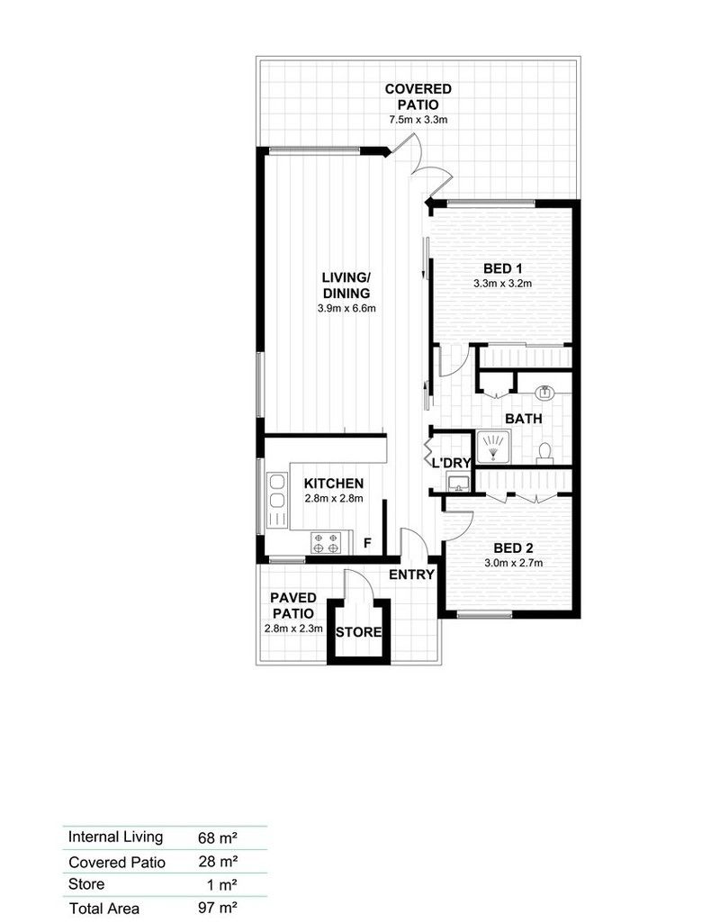 North-Facing Villa with Separate Garage