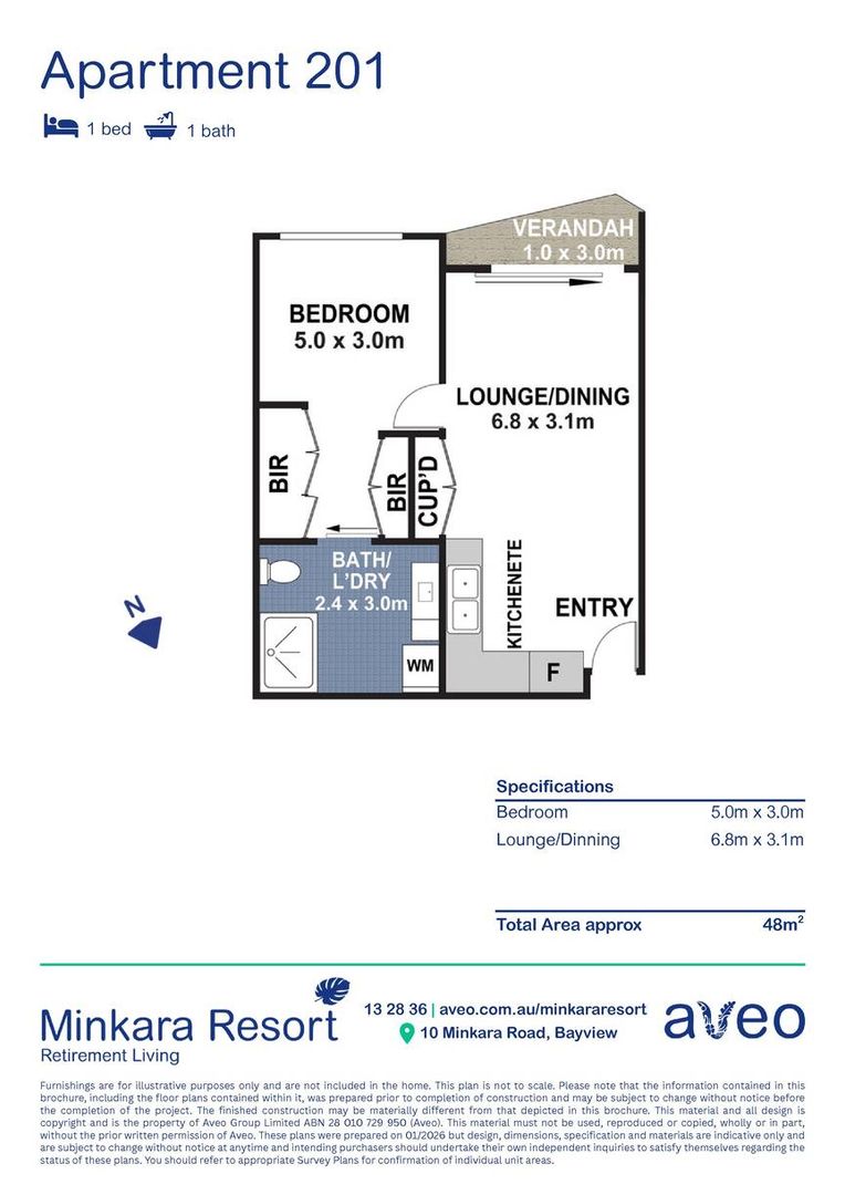 Charming ground-floor one-bedroom apartment