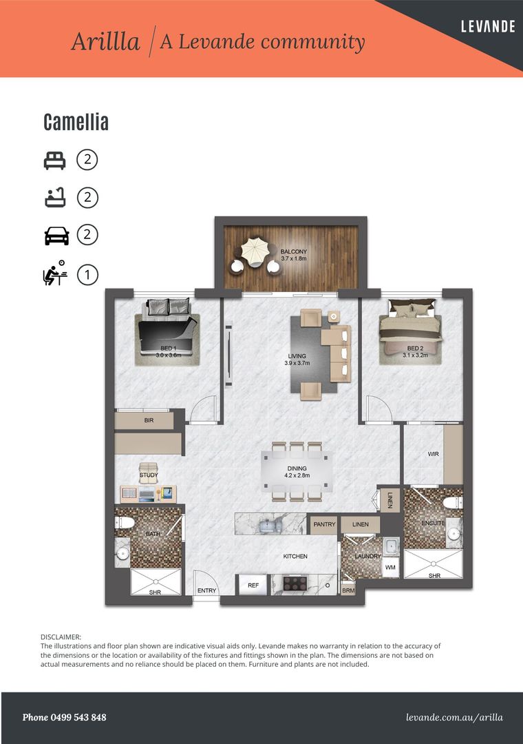 Two Bedroom Villa, Arilla Village South Morang 