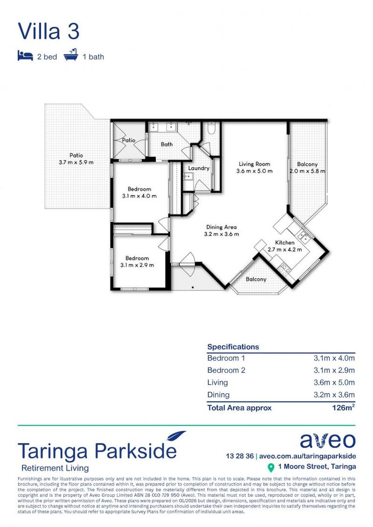 Comfortable retirement living with style