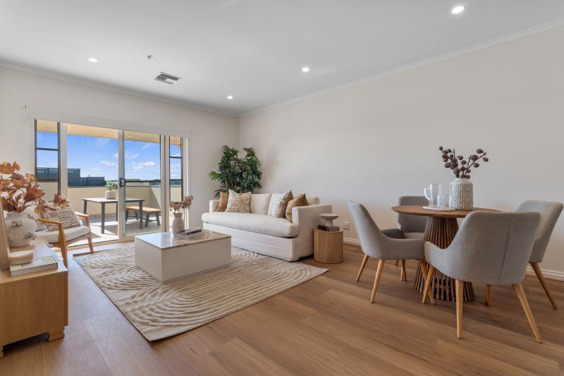 The modern apartment with breathtaking views