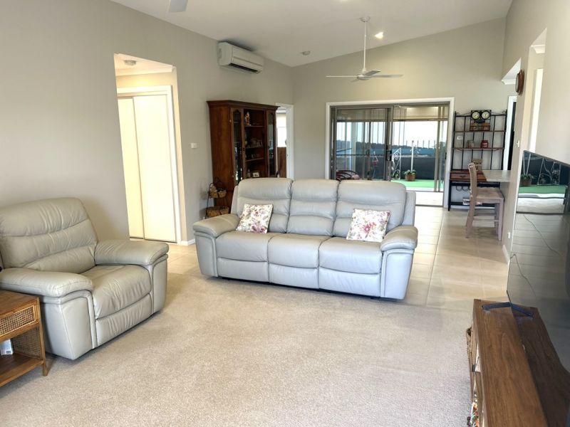 This home has un-interrupted woodlands view.