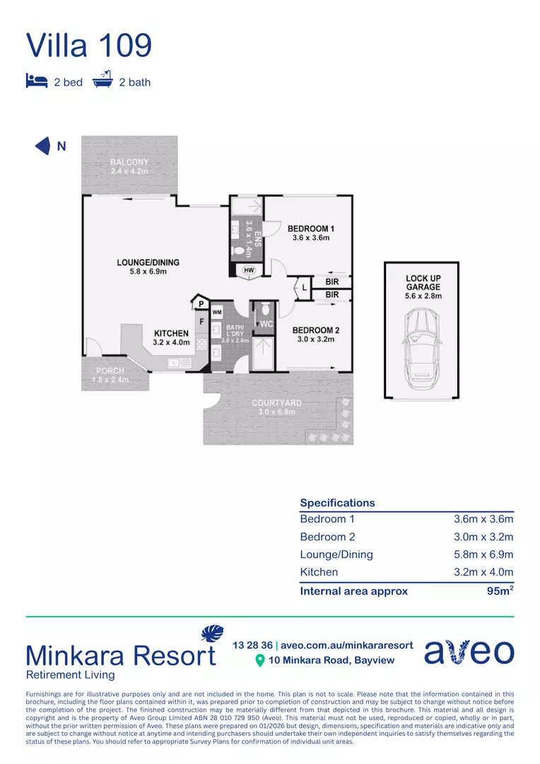 109/10 Minkara Road Bayview, NSW 2104