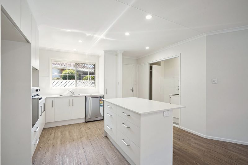 Beautiful two-Bedroom villa with sun-drenched sunroom featuring one bathroom plus a separate toilet.