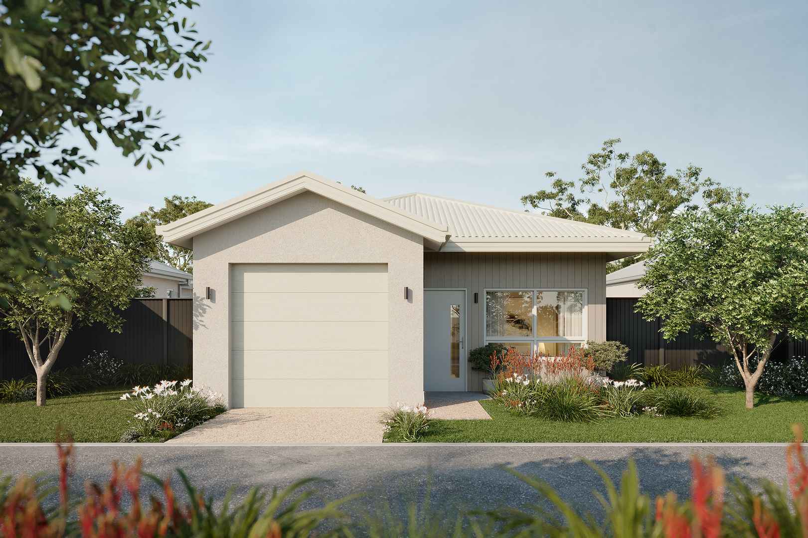 Bright two-bedroom home with smart design and flow