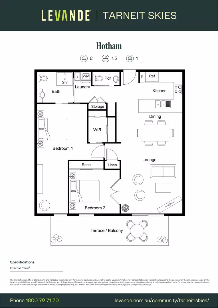 Two Bedroom | Apartment 703
