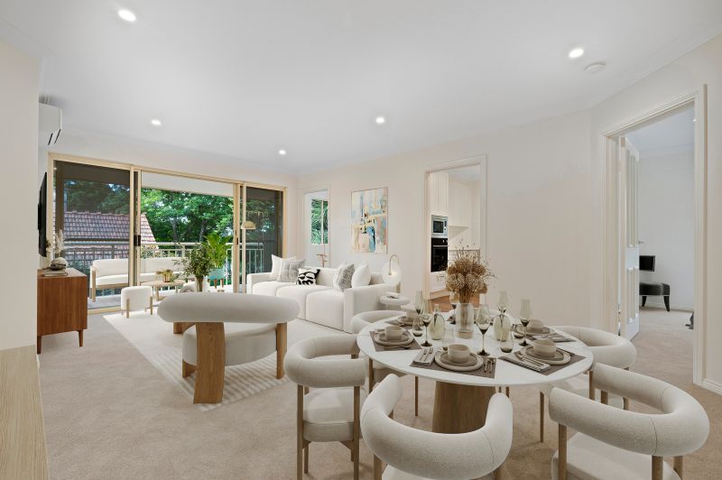 North-easterly sun-enriched corner apartment