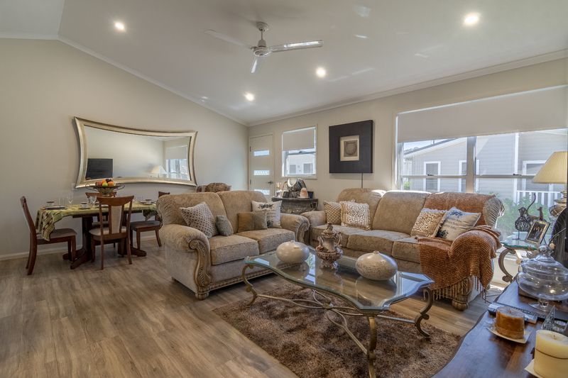 Downsize to this modern 2 bedroom plus full study home in popular over 55s living estate