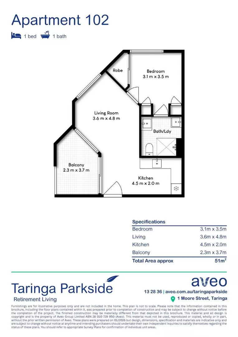 Beautifully designed serviced apartment