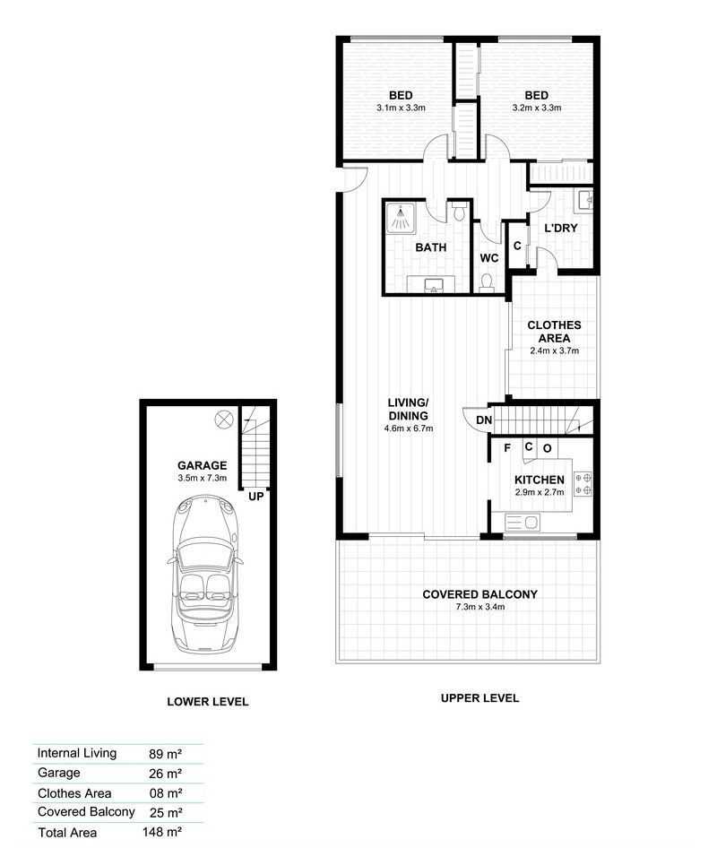 Space, Comfort and a Covered Balcony