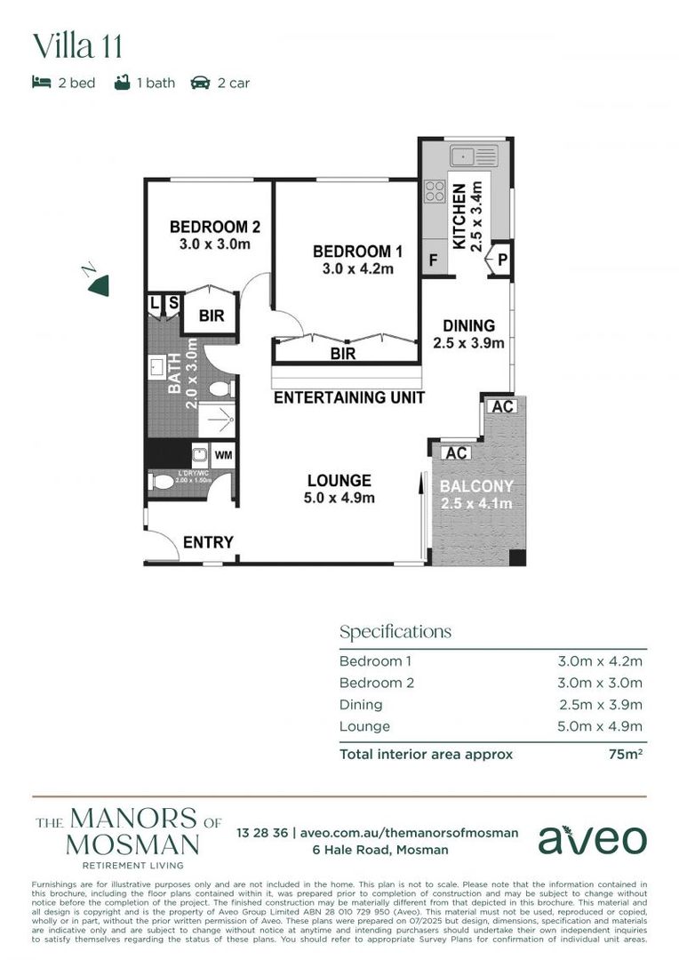 Bright and serene with a beautiful outlook