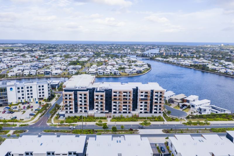 Top-Floor Living with Water Views