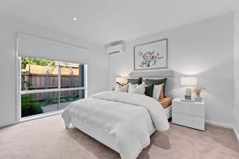 Stylishly updated two-bedroom plus study villa with delightful garden