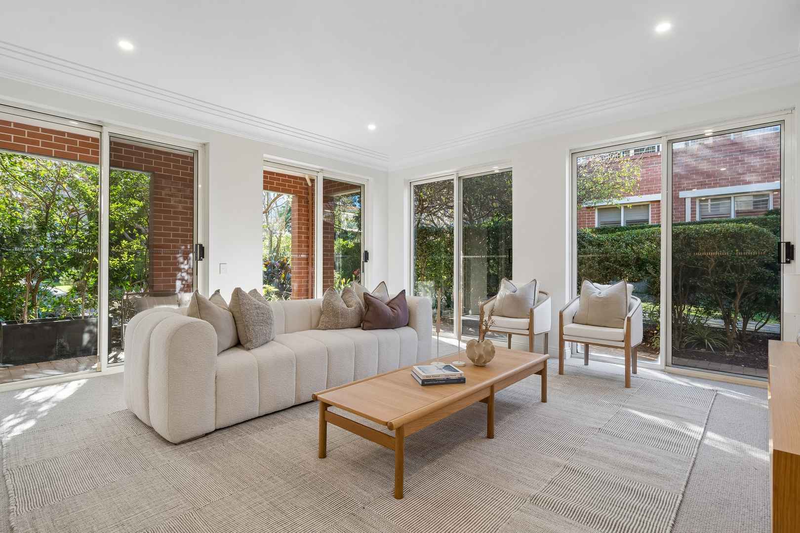 Contemporary three-bedroom apartment in a prime village setting