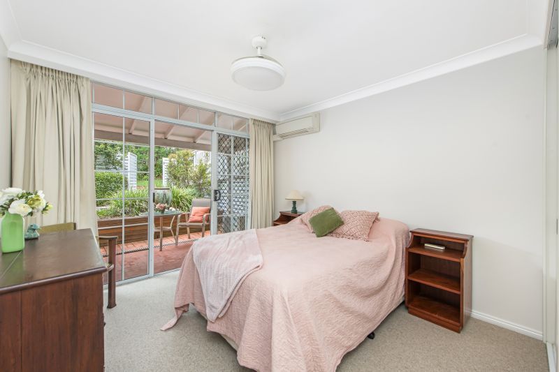 Centrally located, ground floor unit surrounded by lush gardens with large courtyard, close to clubhouse.