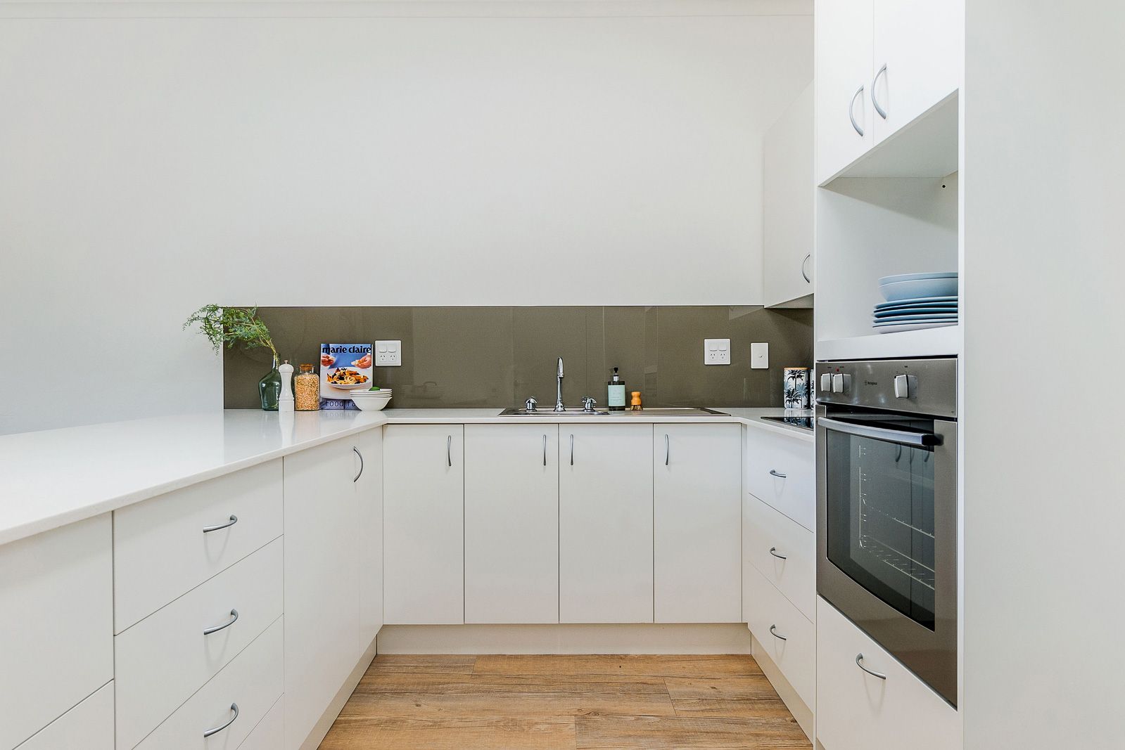 North-facing home with garden views