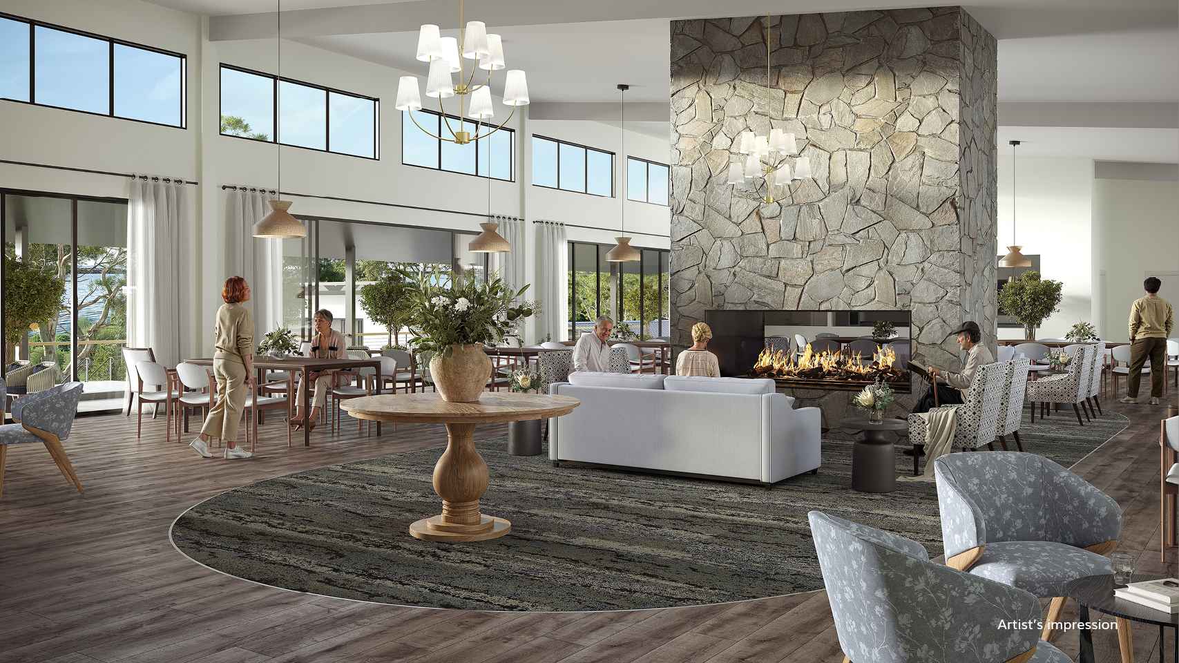 Teraglin Lakeshore Over 50s living Chain Valley Bay