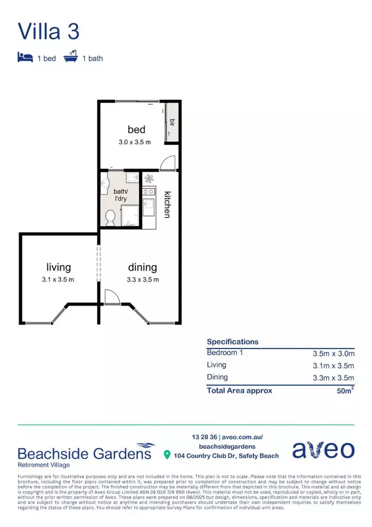 Newly renovated unit with open-plan living space