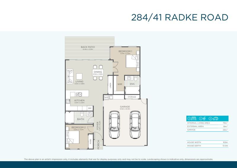 Tranquil Living in the Gardens Precinct