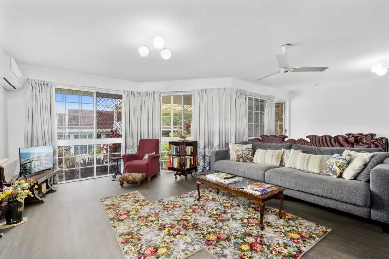 Beautiful two-bedroom, one bathroom villa with covered rear entertaining area.