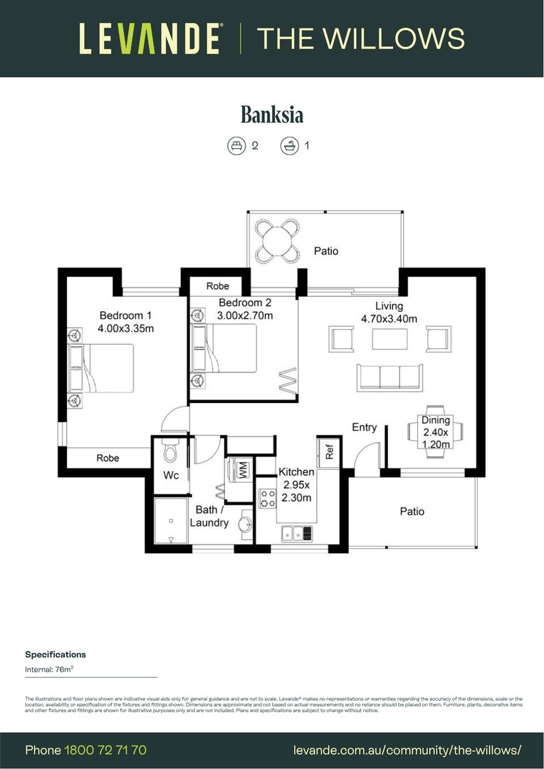 Two Bedroom | Villa 2