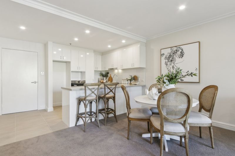 Bright & spacious one-bedroom apartment with gum tree & playing fields view