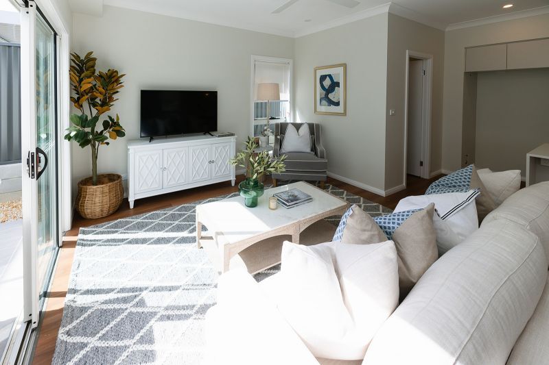 Nestled among beautifully landscaped grounds