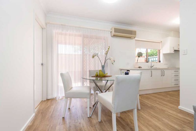 North facing, fully refurbished three-bedroom unit in gated estate