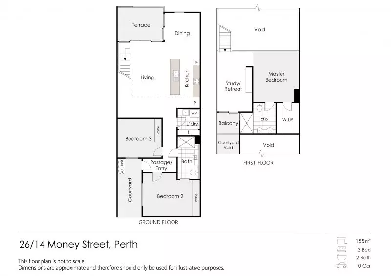 Warehouse Terrace Style Apartment With 3 Bedrooms Plus a Study!!