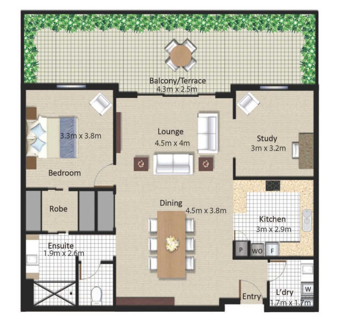 One Bedroom + Study Villas | North Lakes Village – Enquire for Availability 