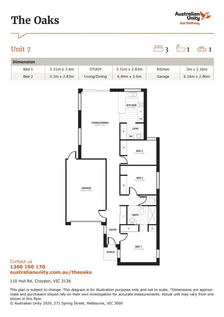 Contemporary Private Living overlooking Kurrajong Reserve