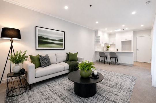 One-bedroom apartment with a large double balcony