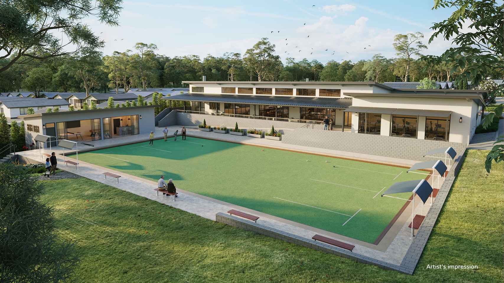 Teraglin Lakeshore Over 50s living Chain Valley Bay