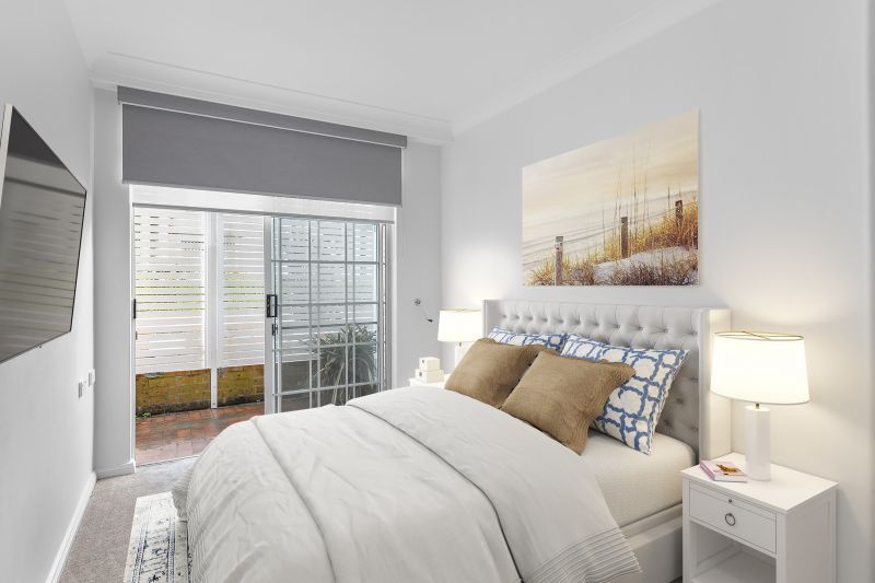 Newly renovated spacious ground floor unit in ideal location.