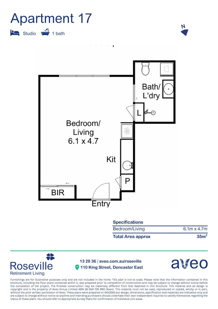 Modern apartment offering assisted living services