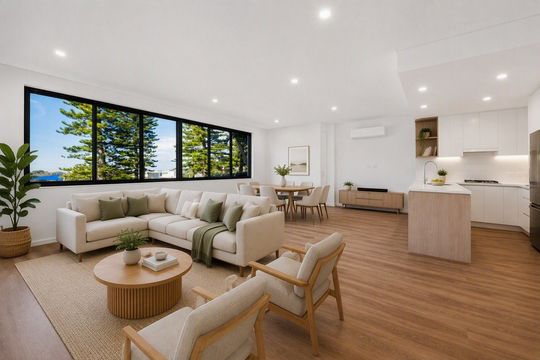 Oversized Two-Bedroom Apartment with Water Views