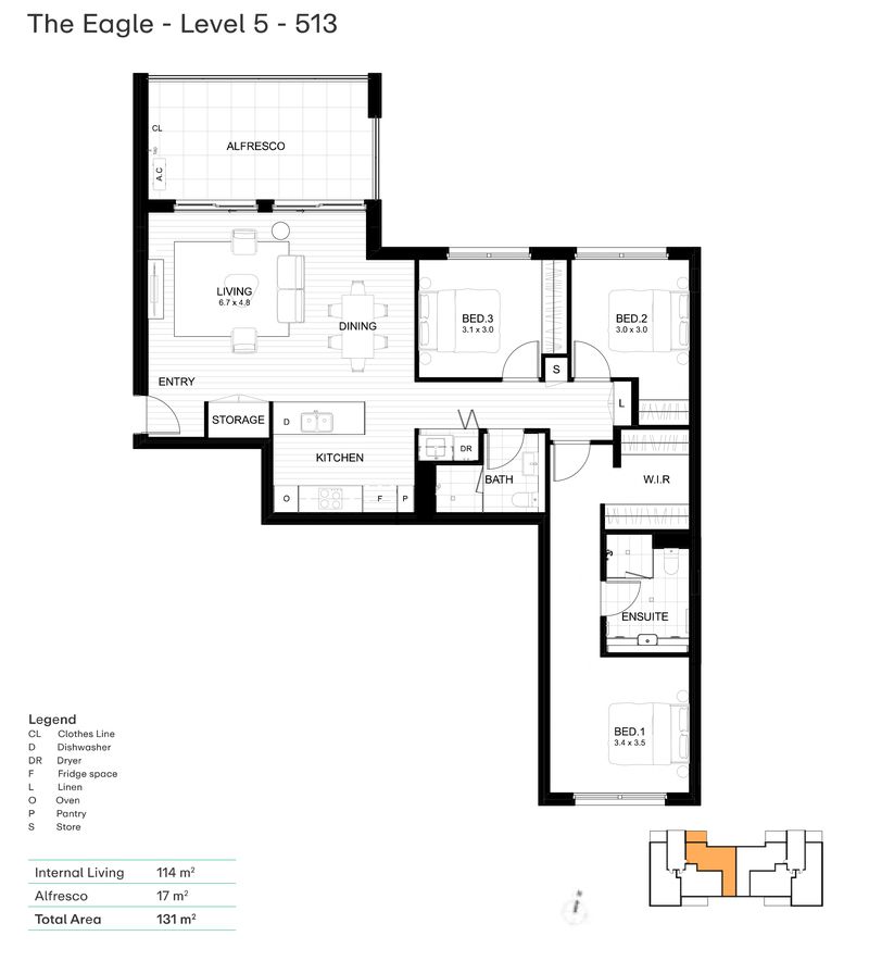 North-Facing Top-Floor Retreat - 'Eagle' Floorplan Design