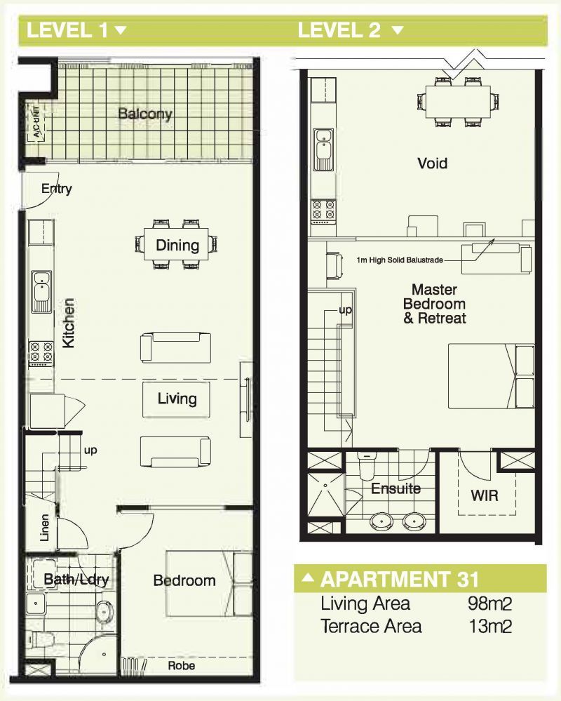 Terrace Loft In Warehouse Development