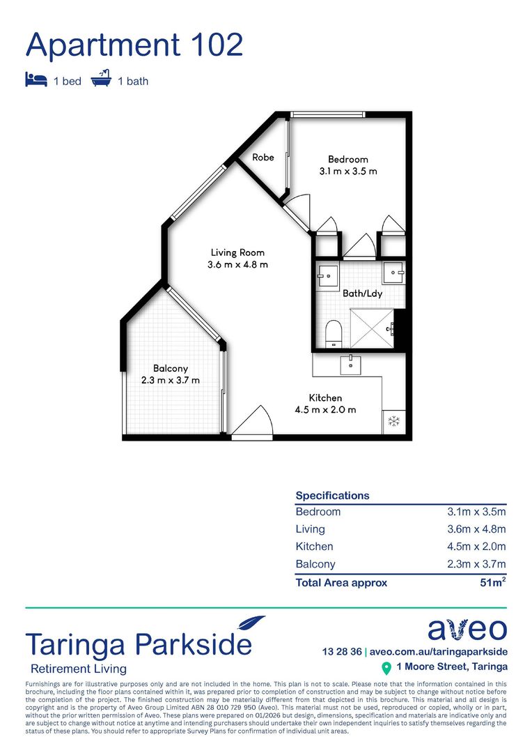 Beautifully designed serviced apartment
