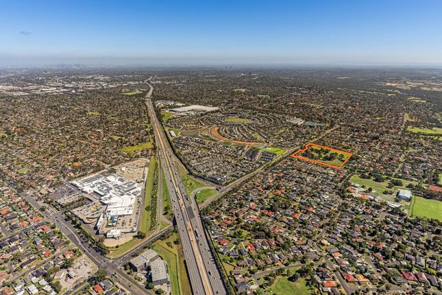 An aerial shot showing the location of the new Ryman seniors housing project at Mulgrave