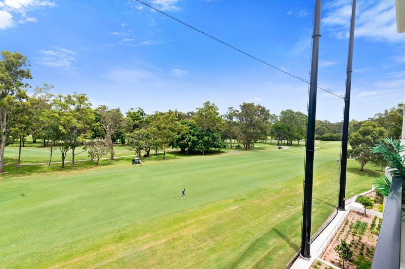 South-facing apartment with stunning Burleigh Golf Course views