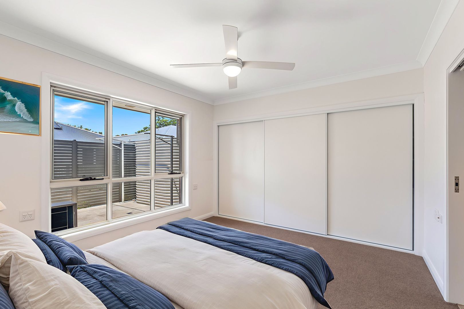Modern two-bedroom villa with a stylish Paterson design, featuring vinyl flooring