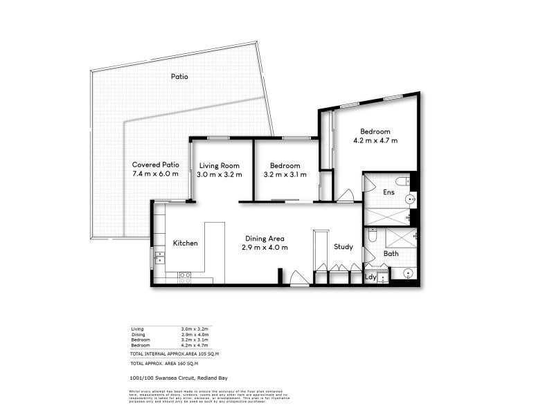 Light-filled ground-level two-bedroom apartment