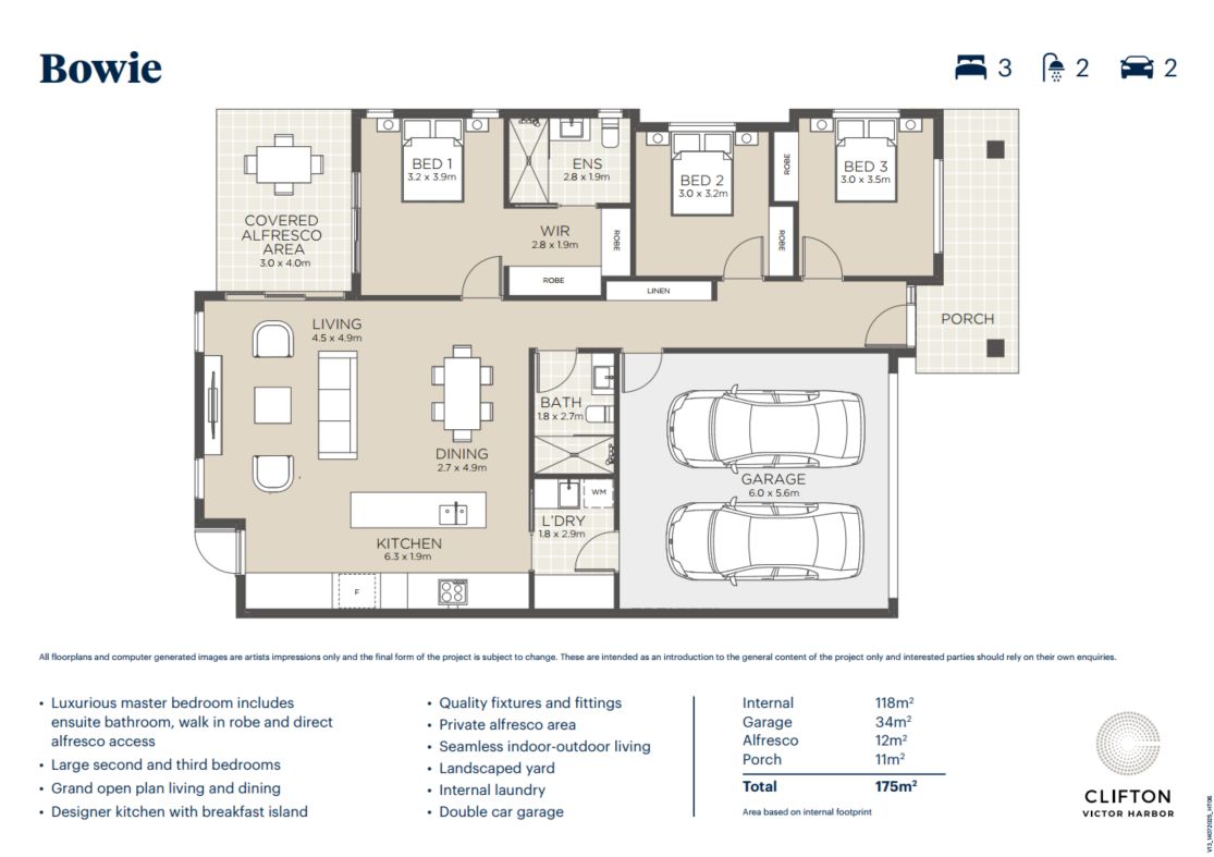 The Bowie at Clifton Victor Harbor