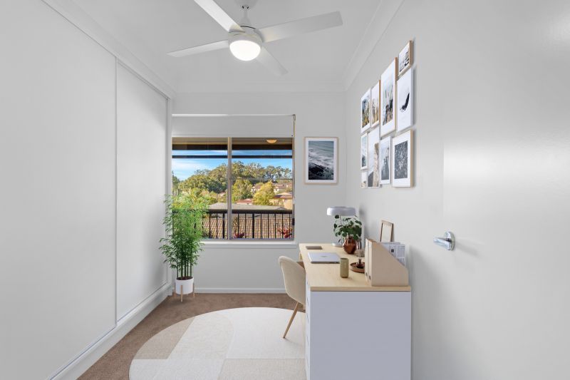 Elevated 2-bedroom villa with scenic views of the trees