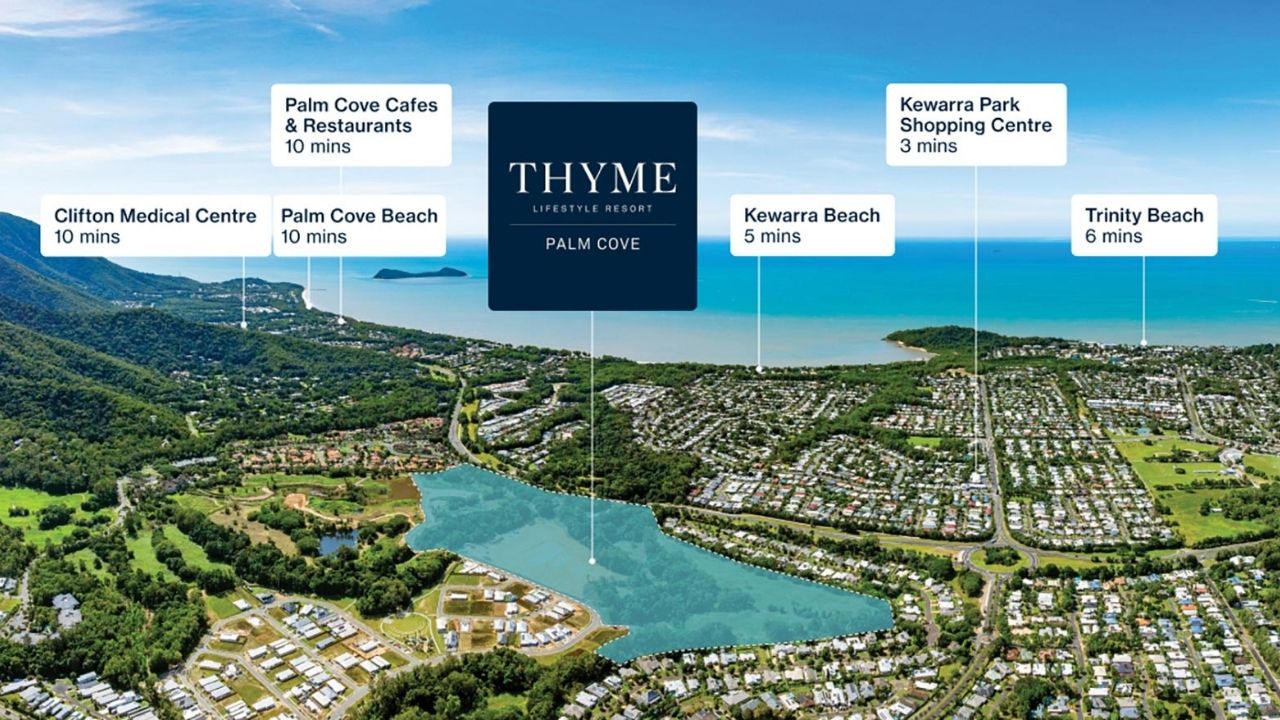 Positioned on the cusp of city and sea, Thyme Palm Cove is a unique blend of nature, freedom and connection