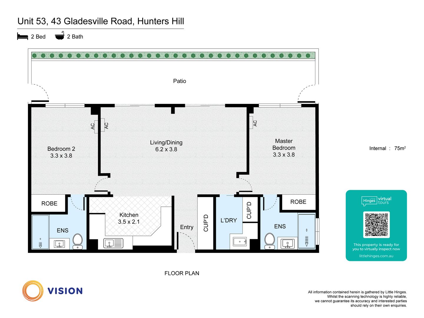 More of everything that matters — 2 bed, 2 bath with private courtyard at Hunters Hill Lodge