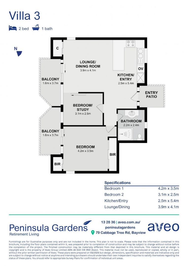 Bright accessible villa close to the amenities